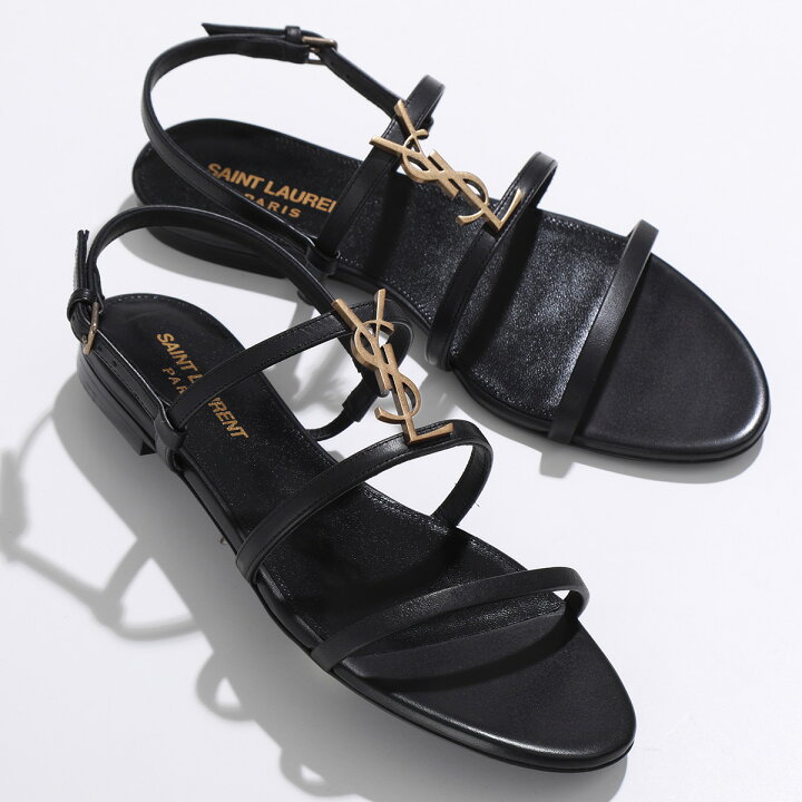 楽天市場】SAINT LAURENT サンローラン フラットサンダル 652758 BDATT  