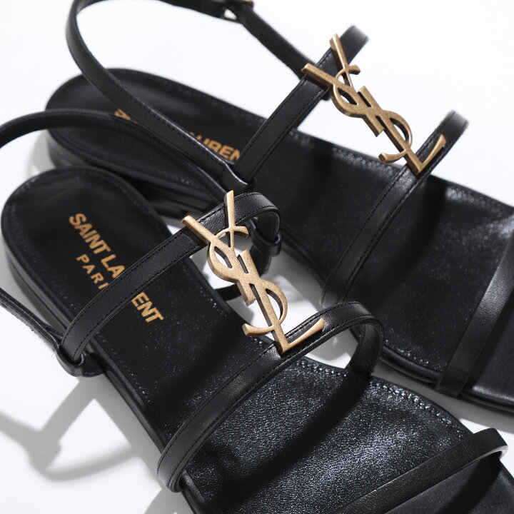 楽天市場】SAINT LAURENT サンローラン フラットサンダル 652758 BDATT 