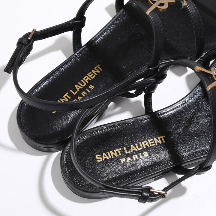 楽天市場】SAINT LAURENT サンローラン フラットサンダル 652758 BDATT  