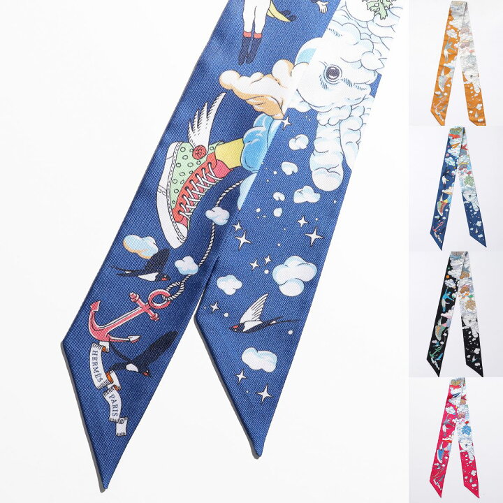 楽天市場】HERMES エルメス ツイリー スカーフ TWILLY 063900S  