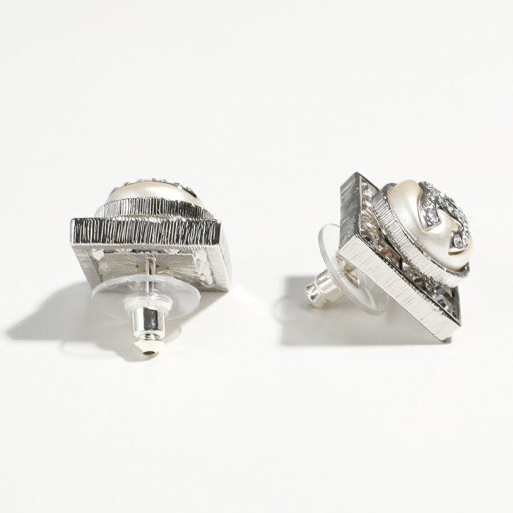 楽天市場】CHANEL シャネル ピアス ABA641 B10757 レディース スクエア 