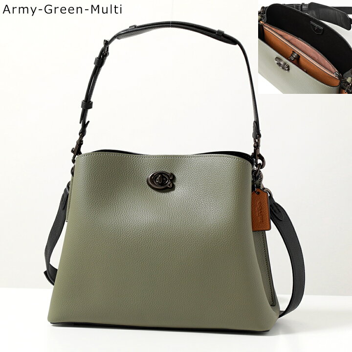 楽天市場】COACH コーチ ショルダーバッグ Willow Shoulder ウィロー 