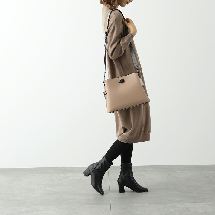 COACH コーチ ウィロウ ショルダー バッグ C2590 ベージュ ストラップ  