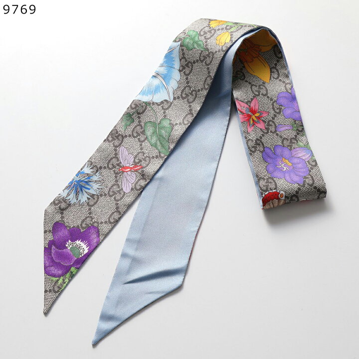 楽天市場】GUCCI グッチ スカーフ GGフローラ 609317 3G001 レディース  