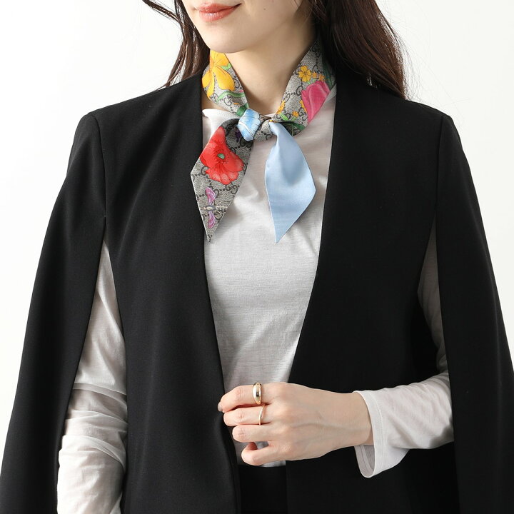 楽天市場】GUCCI グッチ スカーフ GGフローラ 609317 3G001 レディース  