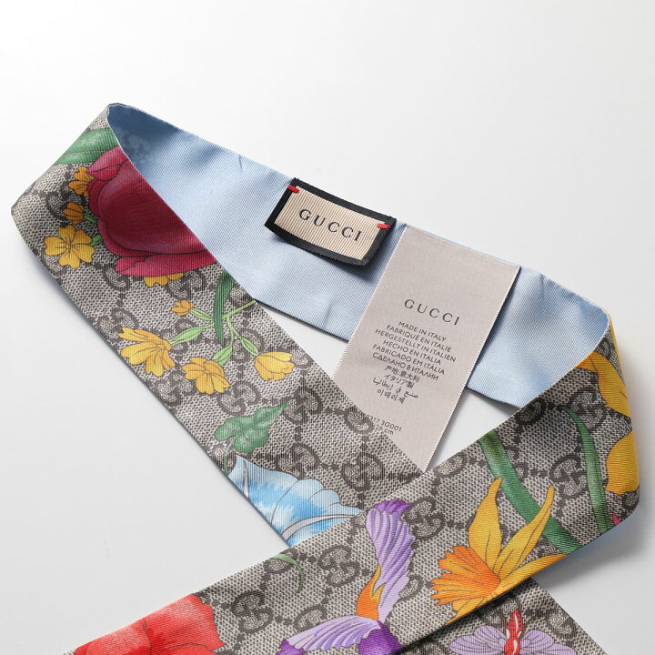 楽天市場】GUCCI グッチ スカーフ GGフローラ 609317 3G001 レディース  