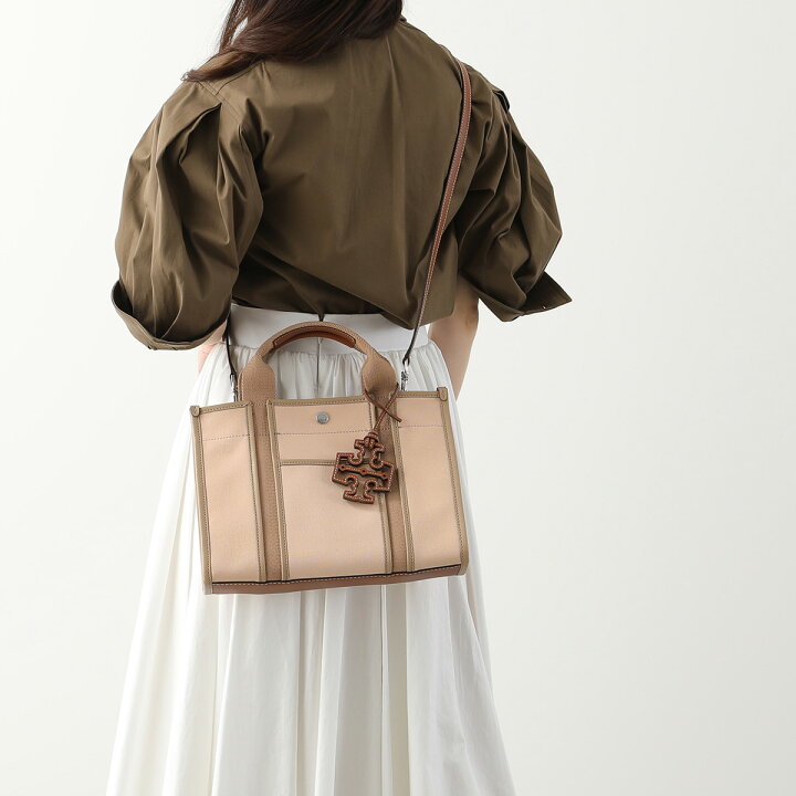 楽天市場】TORY BURCH トリーバーチ ハンドバッグ TWILL SMALL TORY 