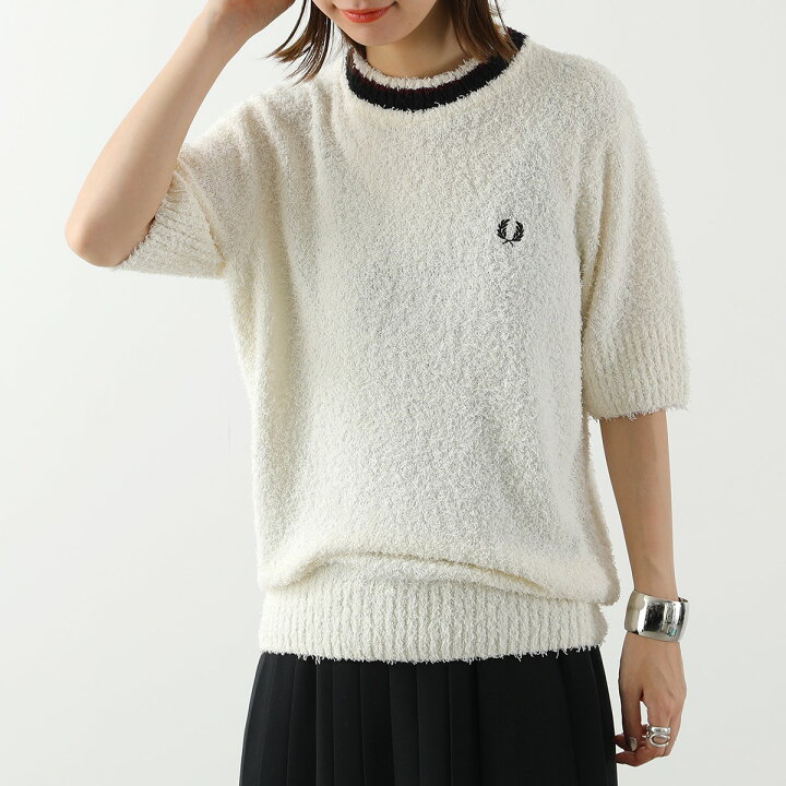 楽天市場】FRED PERRY フレッドペリー セーター BOUCLE SHORT SLEEVE 