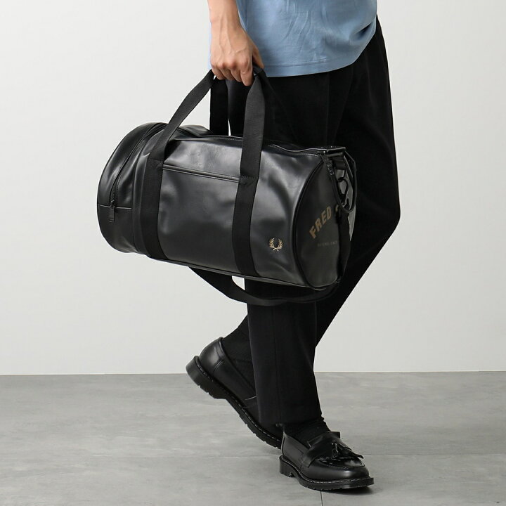 楽天市場】FRED PERRY フレッドペリー ボストンバッグ TONAL PU BARREL  
