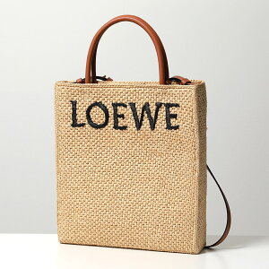 LOEWE ���G�x �����o�b�O A563R18X02 ���f�B�[�X �g�[�g�o�b�O �X�^���_�[�h A4 ���t�B�A ���S �V�����_�[�o�b�O �� 2165/NATURAL/BLACK A563R18X022165