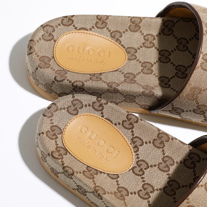 楽天市場】GUCCI グッチ スライドサンダル 624695 H6320 メンズ GG 