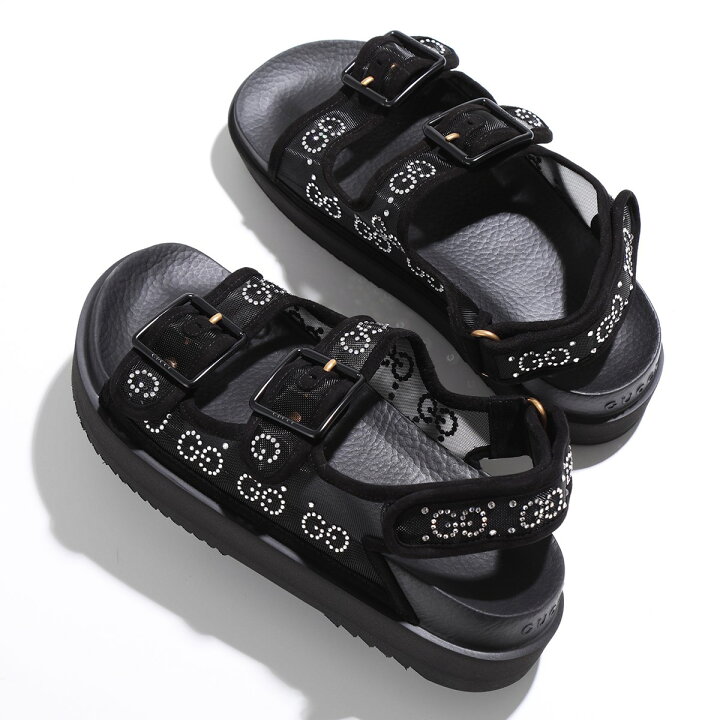 楽天市場】GUCCI グッチ サンダル 701158 F13A0 レディース クリスタル  