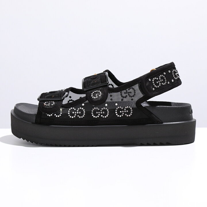 楽天市場】GUCCI グッチ サンダル 701158 F13A0 レディース クリスタル 