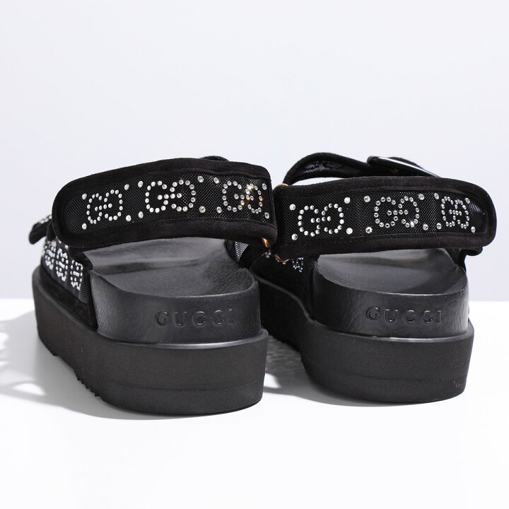楽天市場】GUCCI グッチ サンダル 701158 F13A0 レディース クリスタル 