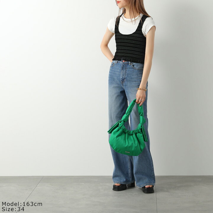 楽天市場】GANNI ガニー タンクトップ Velvet Jersey Smock Top T3345 