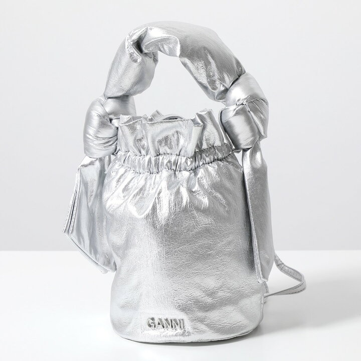楽天市場】GANNI ガニー ハンドバッグ Occasion Top Handle Knot Bag  
