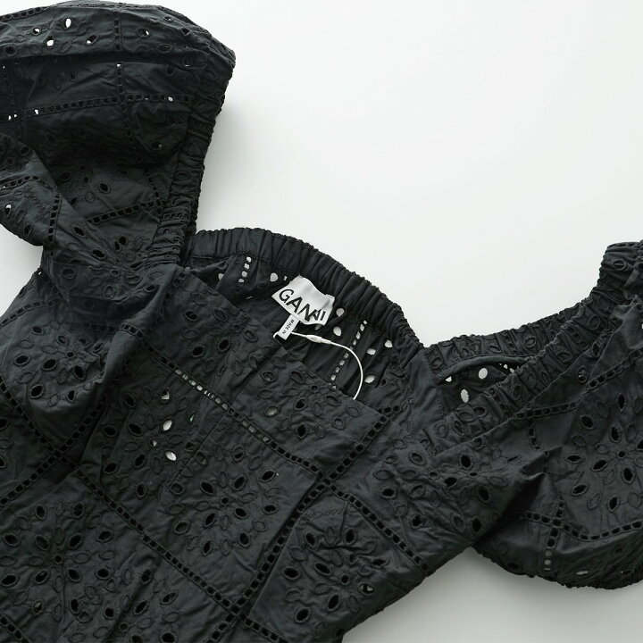 楽天市場】GANNI ガニー ワンピース Broderie Anglaise Midi Dress 