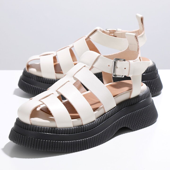 楽天市場】GANNI ガニー グルカサンダル Creepers Grid Sandal S2049 
