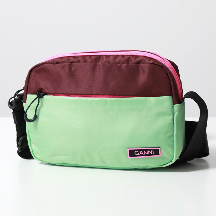 楽天市場】GANNI ガニー ショルダーバッグ Recycled Tech Festival Bag 