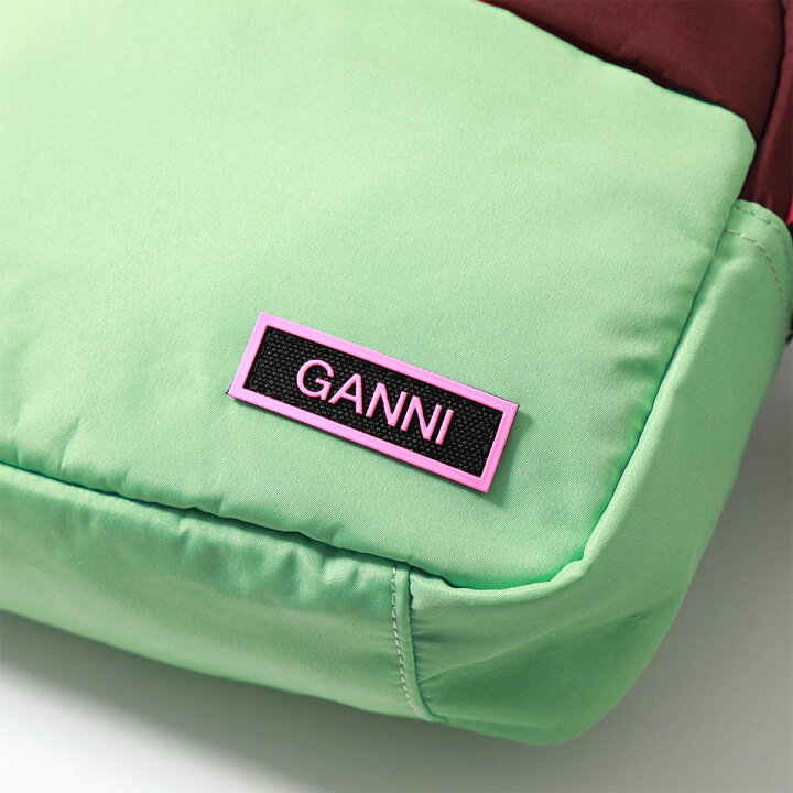 楽天市場】GANNI ガニー ショルダーバッグ Recycled Tech Festival Bag 