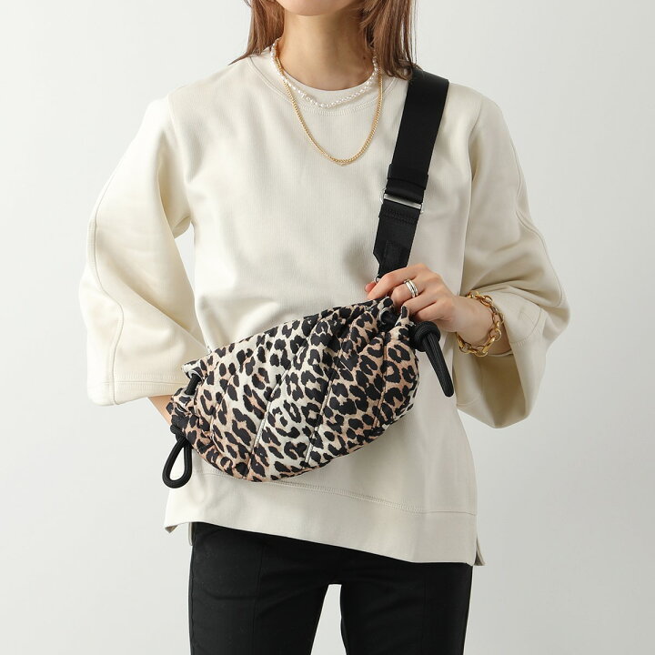 楽天市場】GANNI ガニー ショルダーバッグ Quilted Recycled Tech  