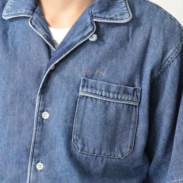 楽天市場】MARNI マルニ 半袖 デニムシャツ CUJU0017IS USCV22 メンズ 