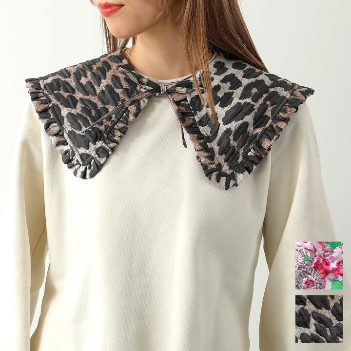楽天市場】GANNI ガニー 付け襟 3D JACQUARD FRILL COLLAR A4620-6499  
