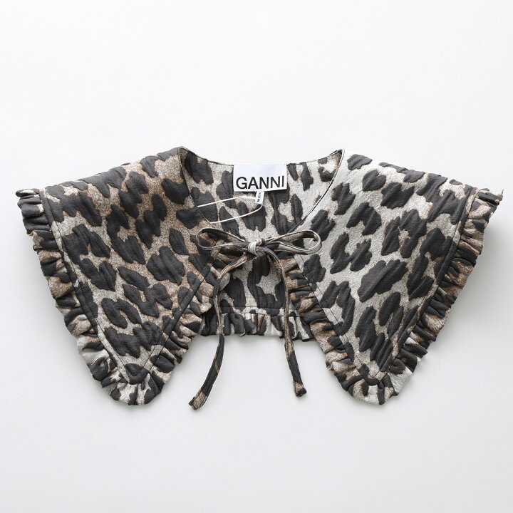 楽天市場】GANNI ガニー 付け襟 3D JACQUARD FRILL COLLAR A4620-6499  