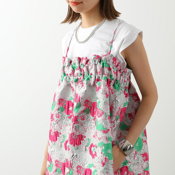 楽天市場】GANNI ガニー ワンピース 3D JACQUARD STRAP DRESS F7449 