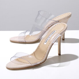 MANOLO BLAHNIK マノロブラニク サンダル SCOLTO PVC 090 219 0180 レディース ミュール オープントゥ スウェード シューズ 靴 260/MNUD【cp_fifte】【po_fifth】