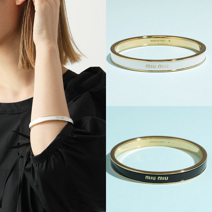 楽天市場】MIUMIU ミュウミュウ バングル 5JB408 2F6T レディース  