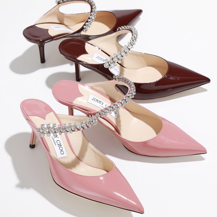 楽天市場】Jimmy Choo ジミーチュウ ミュール BING 65 PAT レディース  