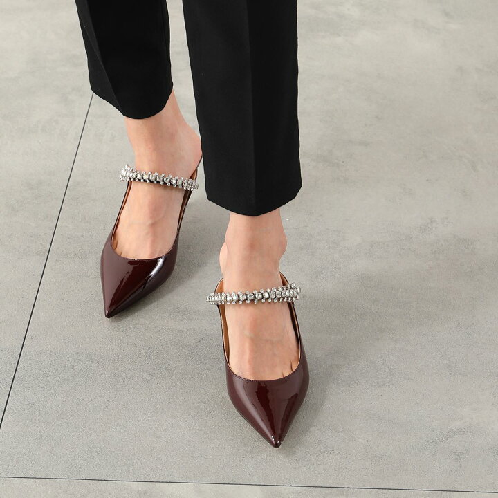 楽天市場】Jimmy Choo ジミーチュウ ミュール BING 65 PAT レディース 