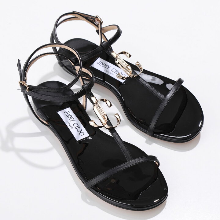 楽天市場】Jimmy Choo ジミーチュウ フラット サンダル ALODIE FLAT  