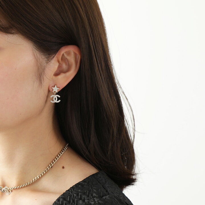 CHANELCOCOマーク マトラッセスクエアピアス箱付き39692 【公式通販】