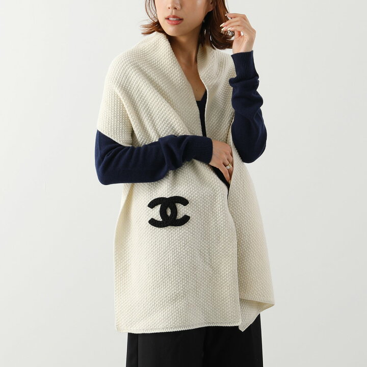 楽天市場】CHANEL シャネル ニットマフラー AA9256 B13357 レディース 