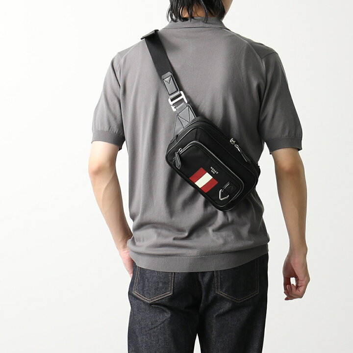 楽天市場】BALLY バリー ボディバッグ ZUGHORN メンズ ナイロン×レザー  