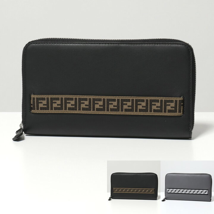 楽天市場】FENDI フェンディ 7M0276 A8VC メンズ レザー ラウンド 