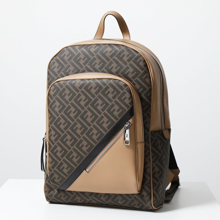 楽天市場】FENDI フェンディ バックパック 7VZ074 A9XS メンズ FF柄 