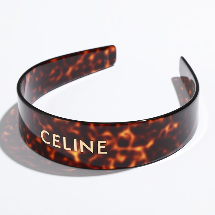 楽天市場】CELINE セリーヌ カチューシャ 46Y376CEA.19AG レディース  