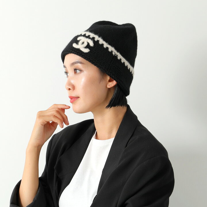 楽天市場】CHANEL シャネル ニット帽 AA9203 B13196 レディース  