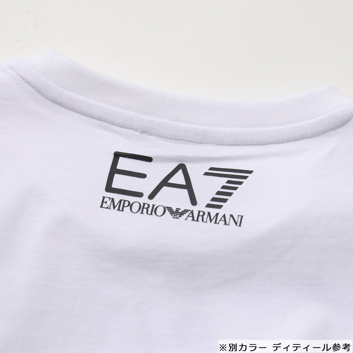 EA7 EMPORIO ARMANI エンポリオアルマーニ 3HPT09 PJ02Z クルーネック 半袖 Tシャツ カットソー ロゴT  1200/BLACK メンズ | インポートセレクト musee
