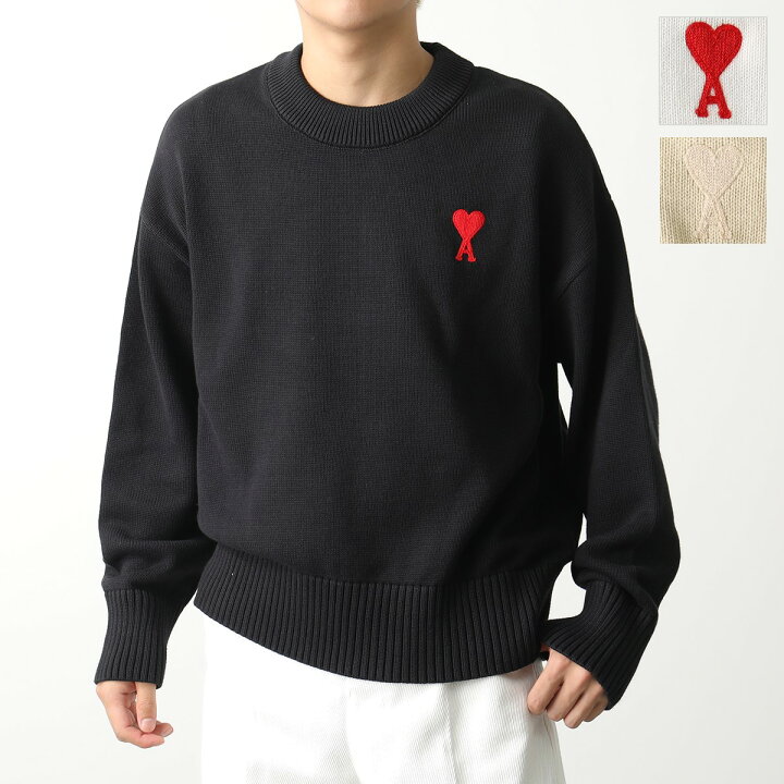 楽天市場】ami paris アミパリス セーター UKS008.016 メンズ ニット  