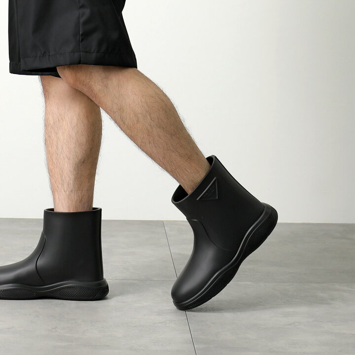 楽天市場】PRADA プラダ レインブーツ 2TE184 3LKD メンズ フォーム 