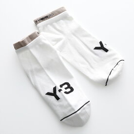 Y-3 ワイスリー ソックス T SOCKS LO HS8874 レディース メンズ くるぶし アンクル丈 ロゴ スニーカーソックス 靴下 CWHITE