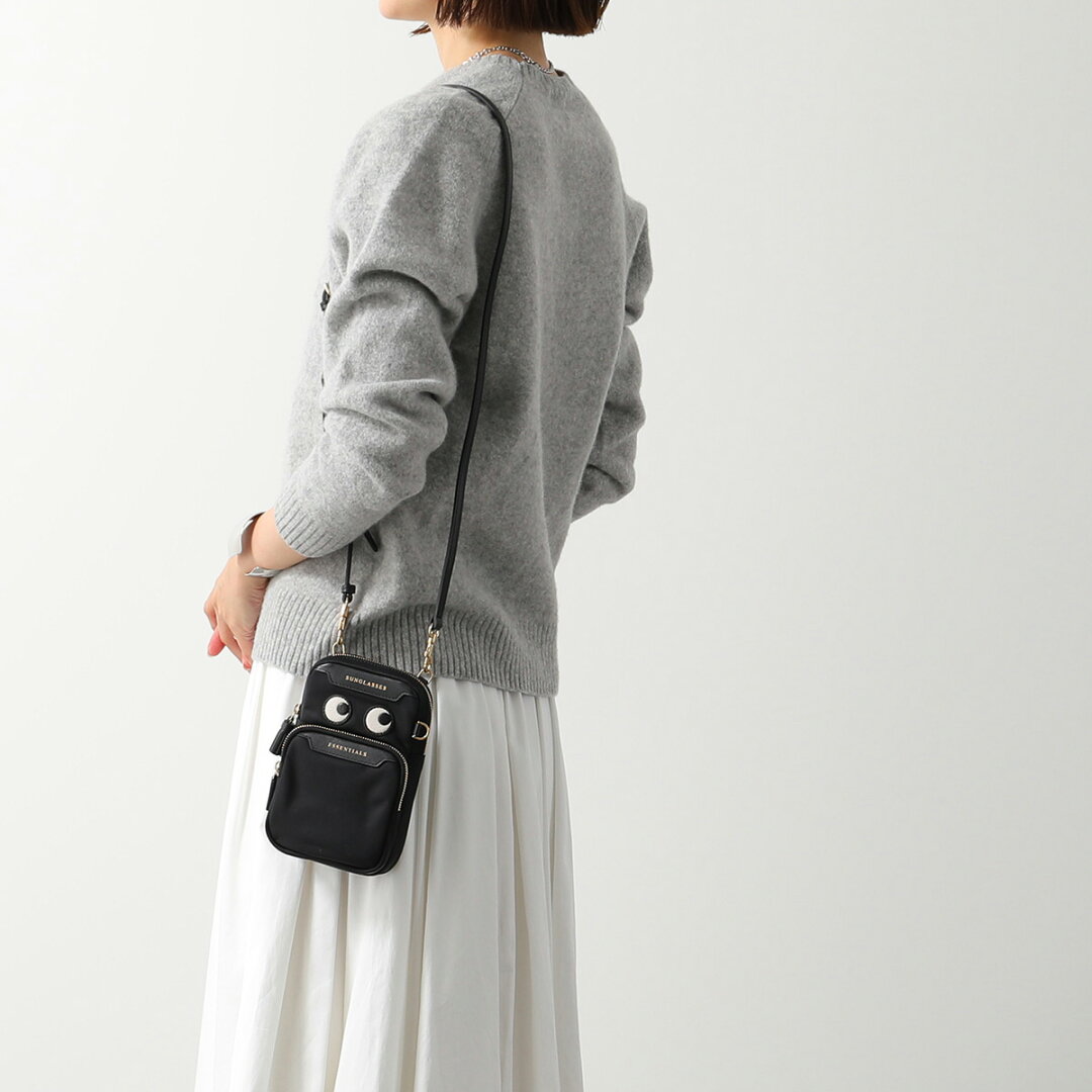 【最大2万円OFFクーポン対象・6/20~6/21限定】 ANYA HINDMARCH アニヤハインドマーチ ショルダーバッグ アイズ エッセンシャルズ クロスボディ 181631 レディース ミニバッグ 鞄 Black 5050925181631【dc_kikaku】 - メイン画像 3