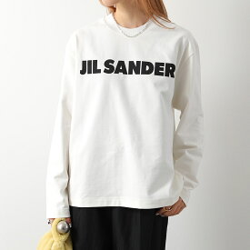 JIL SANDER ジルサンダー 長袖 Tシャツ J02GC0107 J45047 J45148 レディース コットン ロゴT ロンT クルーネック 102/PORCELAIN