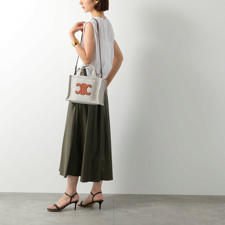 楽天市場】CELINE セリーヌ ハンドバッグ Small Cabas スモール カバ  