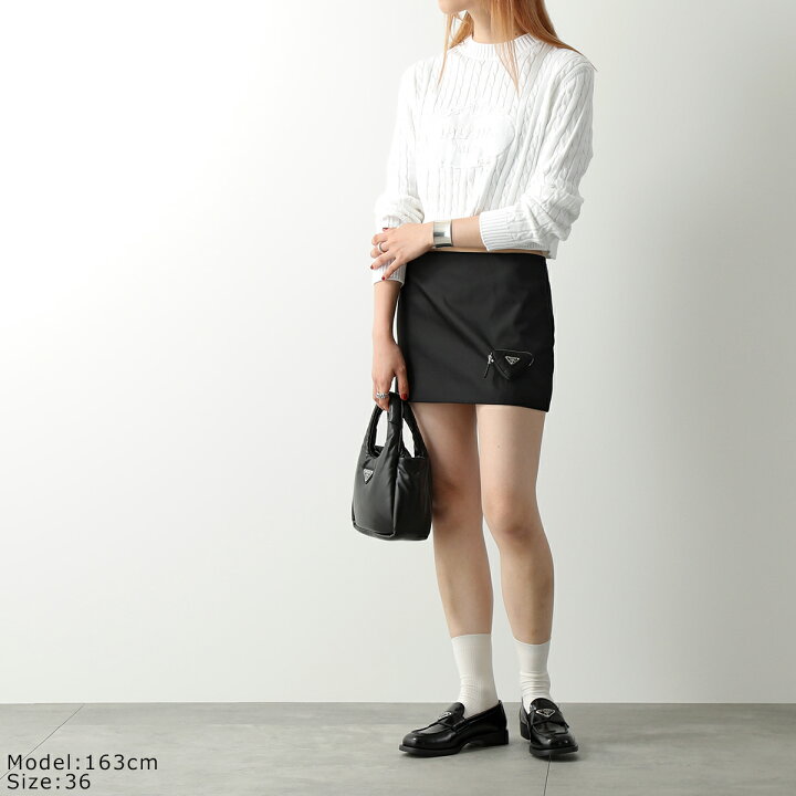 楽天市場】PRADA プラダ スカート 21X926 1WQ8 レディース ミニ  