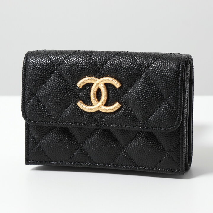 楽天市場】CHANEL シャネル 三つ折り財布 AP3518 B13703 レディース 
